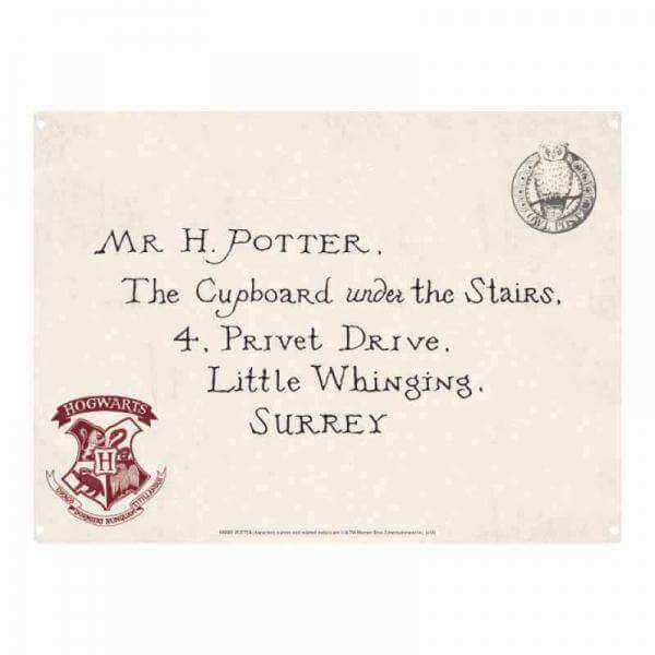Harry Potter Small Tin Sign Letters - Olleke | Disney and Harry Potter Merchandise shop