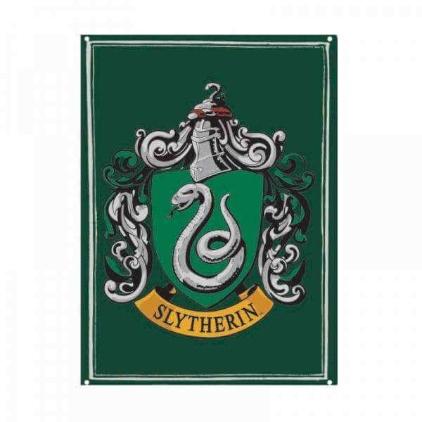 Harry Potter Small Tin Sign Slytherin Crest - Olleke | Disney and Harry Potter Merchandise shop
