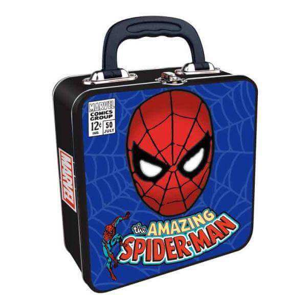 Marvel Embossed Tin Tote - Spider-Man - Olleke | Disney and Harry Potter Merchandise shop