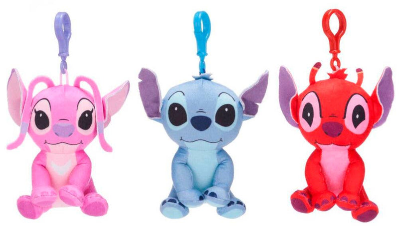 Disney Stitch Angel & Leroy plush keyring