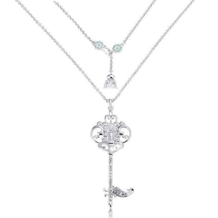 Disney Aladdin Princess Jasmine Key Necklace - Olleke | Disney and Harry Potter Merchandise shop