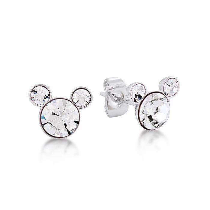 Disney Mickey Clear Stud Earrings - Olleke | Disney and Harry Potter Merchandise shop