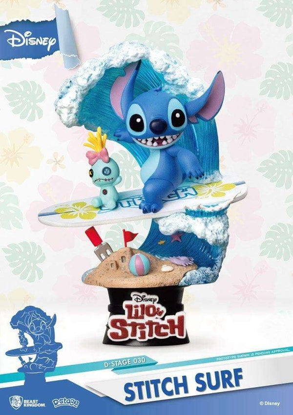 Disney Summer Series D-Stage PVC Diorama Stitch Surf - Olleke | Disney and Harry Potter Merchandise shop