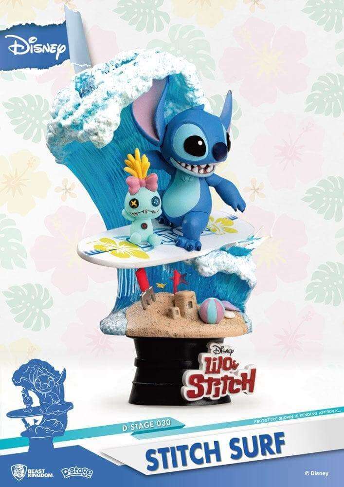 Disney Summer Series D-Stage PVC Diorama Stitch Surf - Olleke | Disney and Harry Potter Merchandise shop