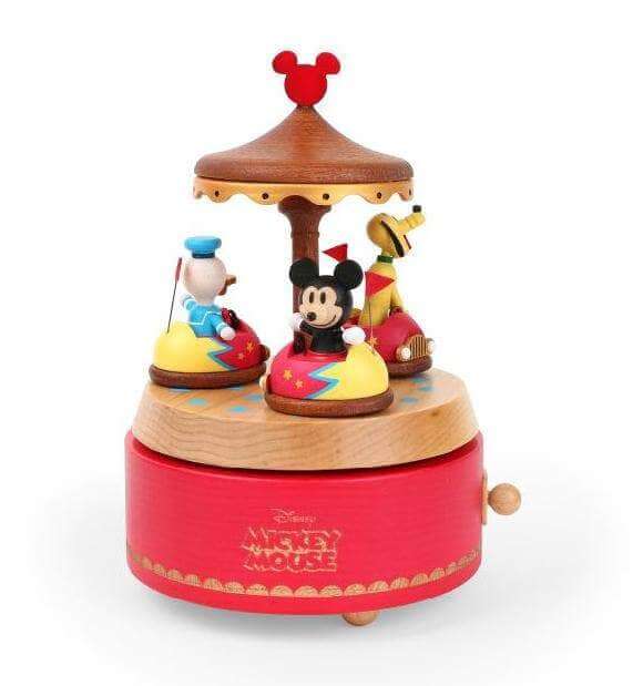 Mickey, Donald and Goofy Bumper Cars Music Box - Olleke | Disney and Harry Potter Merchandise shop