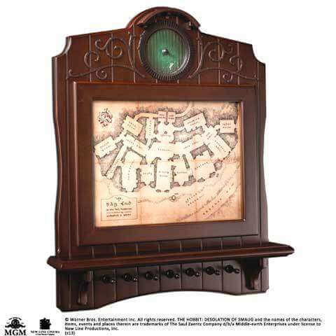 Bag End Map Plaque Key Holder - Olleke | Disney and Harry Potter Merchandise shop