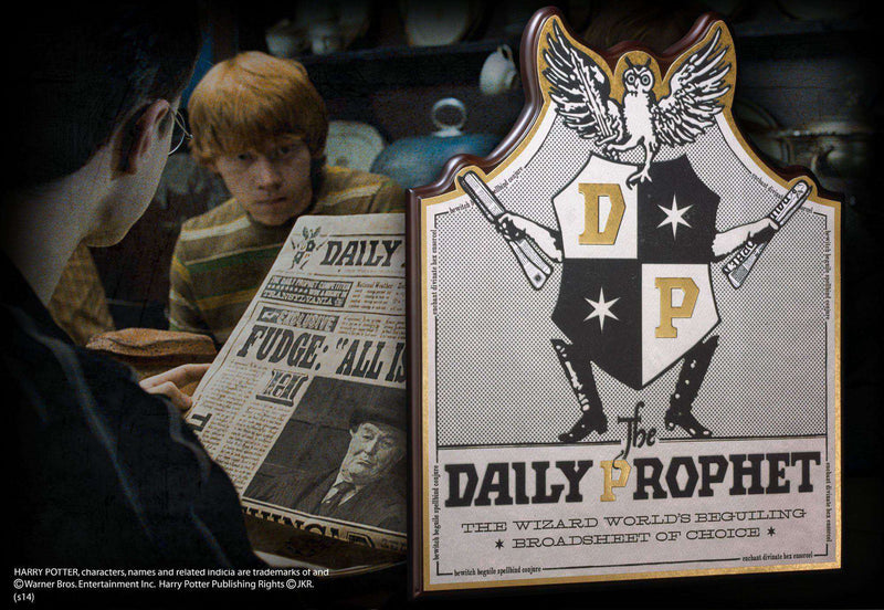 Daily Prophet Wall Plaque - Olleke | Disney and Harry Potter Merchandise shop