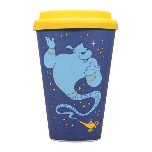Disney Aladdin Bamboo Travel Mug - Genie (Wrong Side of the Lamp) - Olleke | Disney and Harry Potter Merchandise shop