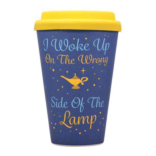 Disney Aladdin Bamboo Travel Mug - Genie (Wrong Side of the Lamp) - Olleke | Disney and Harry Potter Merchandise shop