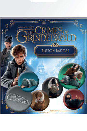 Fantastic Beasts 2 Pin Badges 6-Pack Nifflers - Olleke | Disney and Harry Potter Merchandise shop