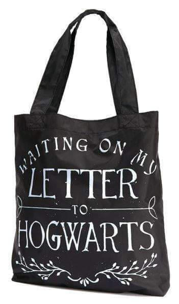 Harry Potter Letter to Hogwarts Packable Tote - Olleke | Disney and Harry Potter Merchandise shop
