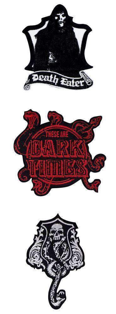 Harry Potter Patches 3-Pack Deluxe Dark Arts - Olleke | Disney and Harry Potter Merchandise shop