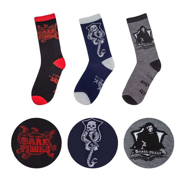 Harry Potter Socks 3-Pack Dark Arts - Olleke | Disney and Harry Potter Merchandise shop