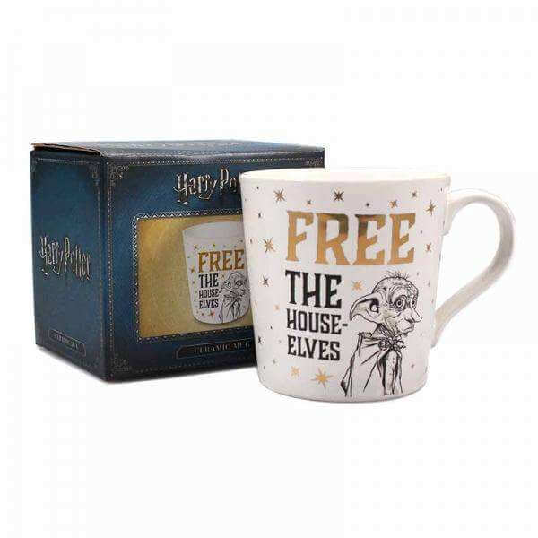 Harry Potter Tapered Mug - Dobby (Free The House-Elves) - Olleke | Disney and Harry Potter Merchandise shop