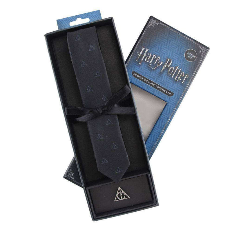 Harry Potter Tie & Metal Pin Deluxe Box Deathly Hallows - Olleke | Disney and Harry Potter Merchandise shop