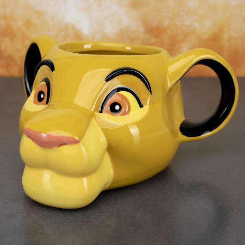 Lion King Simba Shaped Mug - Olleke | Disney and Harry Potter Merchandise shop