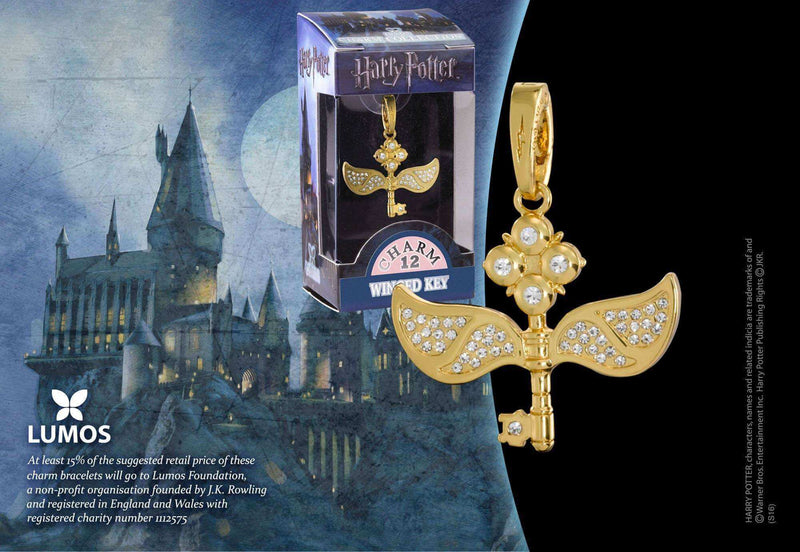 Lumos Charm 12 Winged Key - Olleke | Disney and Harry Potter Merchandise shop