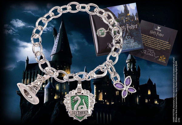 Lumos Slytherin Charm Bracelet - Olleke | Disney and Harry Potter Merchandise shop