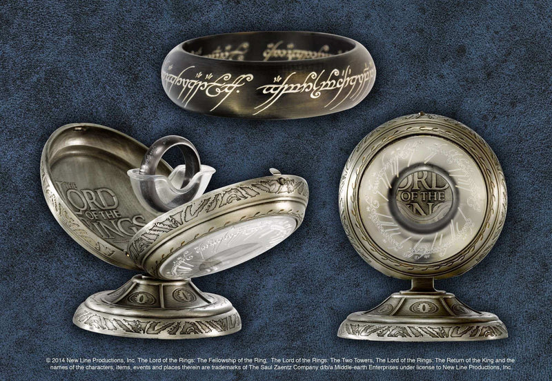 One Ring Stainless Steel - Black - Olleke | Disney and Harry Potter Merchandise shop