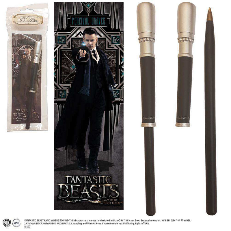 Percival Graves Wand Pen and Bookmark - Olleke | Disney and Harry Potter Merchandise shop