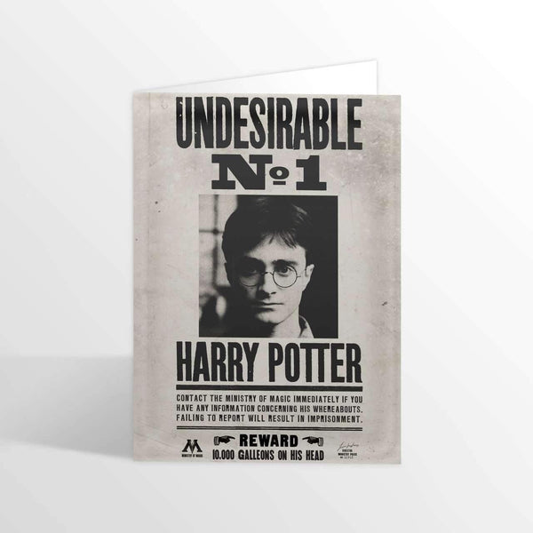 Undesirable No.1 Lenticular Notecard - Olleke | Disney and Harry Potter Merchandise shop