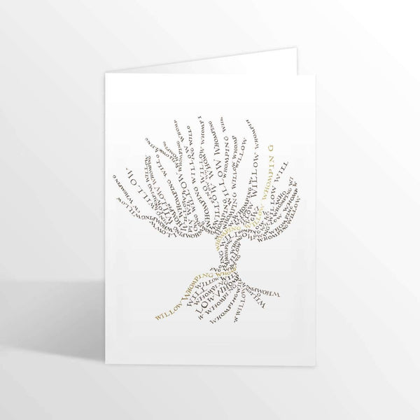 Whomping Willow Foiled NoteCard - Olleke | Disney and Harry Potter Merchandise shop