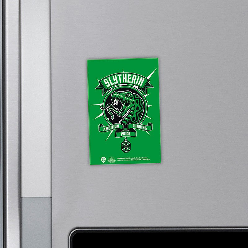 Harry Potter Metal Magnet - Slytherin Bright Colours