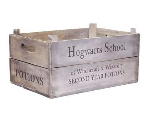 Hogwarts School Wooden crate - Olleke Wizarding Shop Amsterdam Brugge London Maastricht
