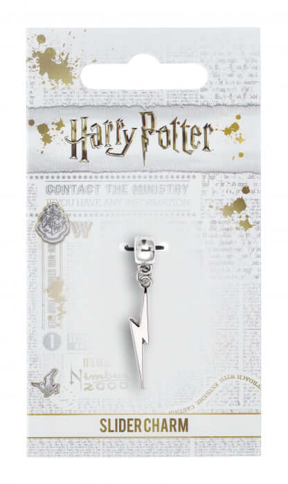 Harry Potter Lightning Bolt Slider Charm - Olleke Wizarding Shop Brugge London Maastricht
