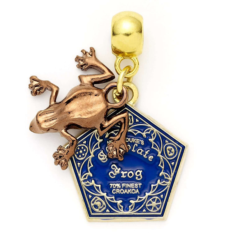 Harry Potter Silver Plated Charm Set including Chocolate Frog, Glasses & Time Turner charms - Olleke Wizarding Shop Brugge London Maastricht
