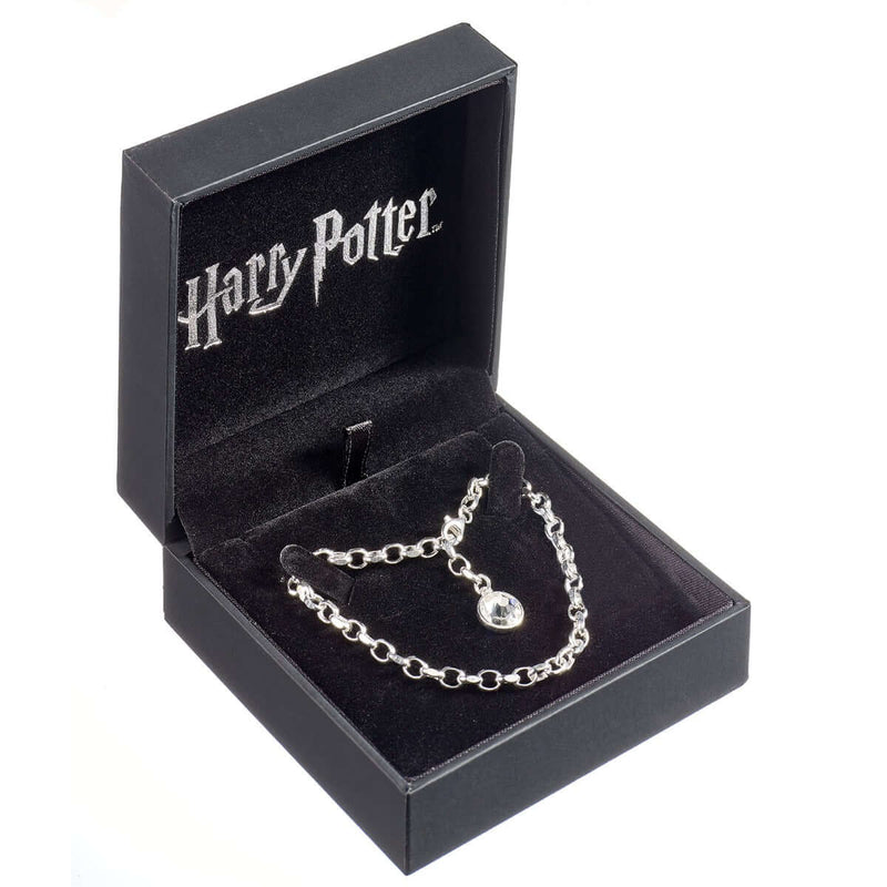 Harry Potter Sterling Silver Charm Bracelet with Crystals Elements - Olleke Wizarding Shop Brugge London Maastricht
