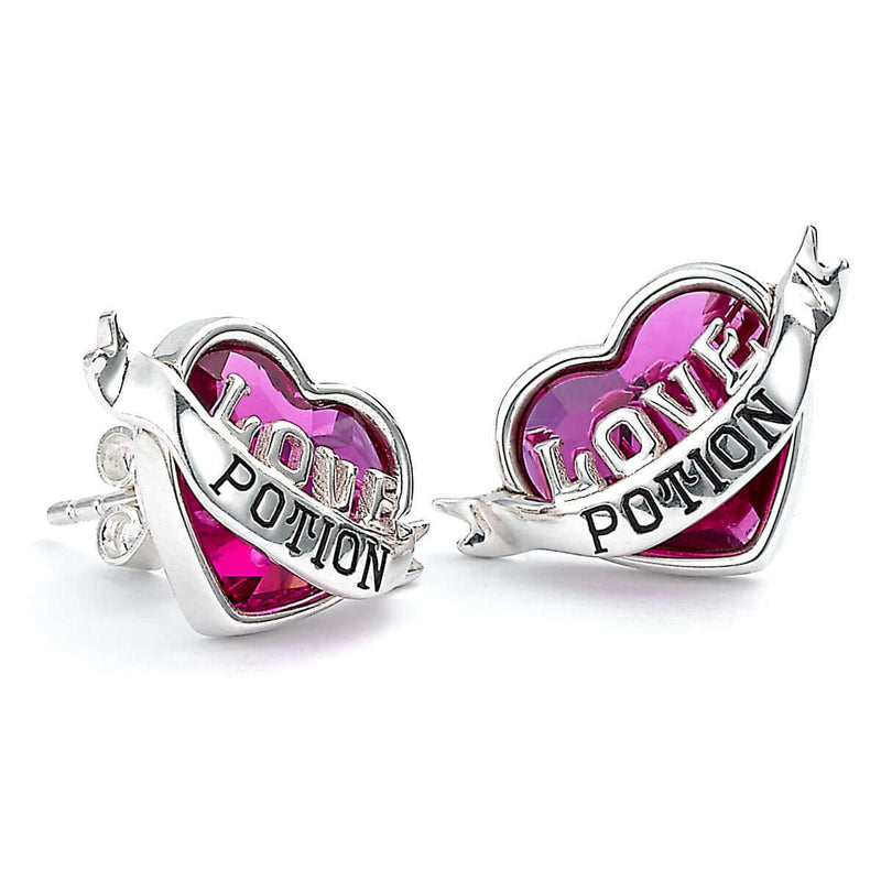 Harry Potter Embellished with Crystals Love Potion Stud Earrings - Olleke Wizarding Shop Brugge London Maastricht