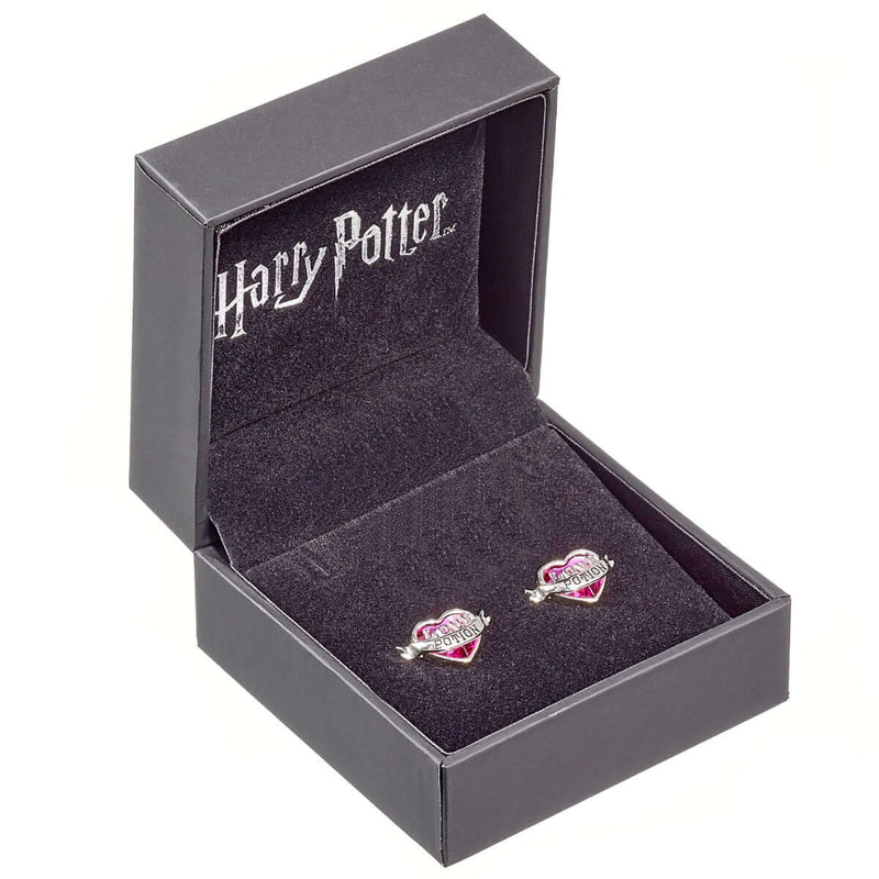 Harry Potter Embellished with Crystals Love Potion Stud Earrings - Olleke Wizarding Shop Brugge London Maastricht