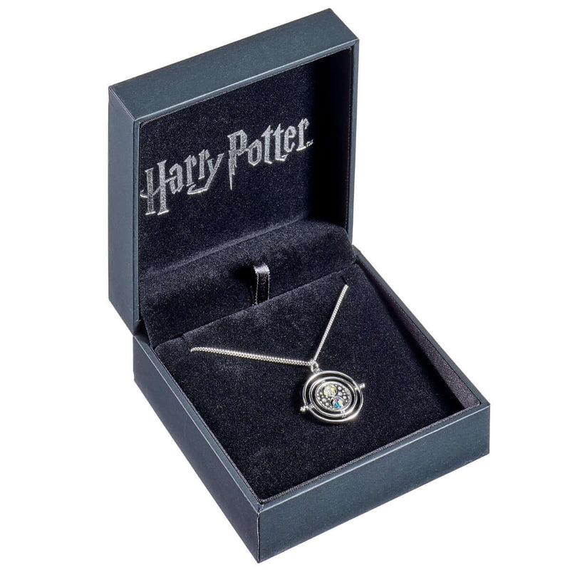 Harry Potter Embellished with Crystals Time Turner Necklace - Olleke Wizarding Shop Brugge London Maastricht