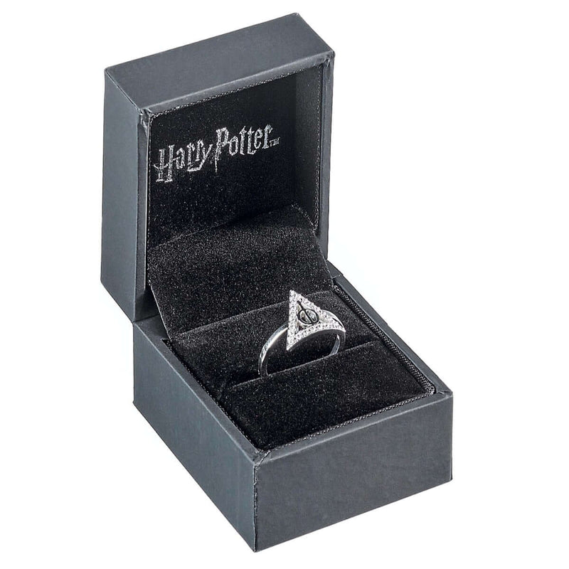 Harry Potter Embellished with Crystals Deathly Hallows Ring - Olleke Wizarding Shop Brugge London Maastricht
