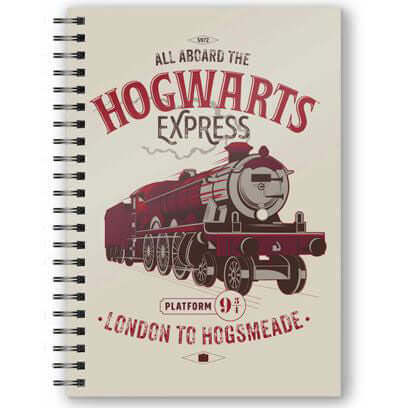 Harry Potter Notebook All Aboard The Hogwarts Express - Olleke Wizarding Shop Amsterdam Brugge London Maastricht