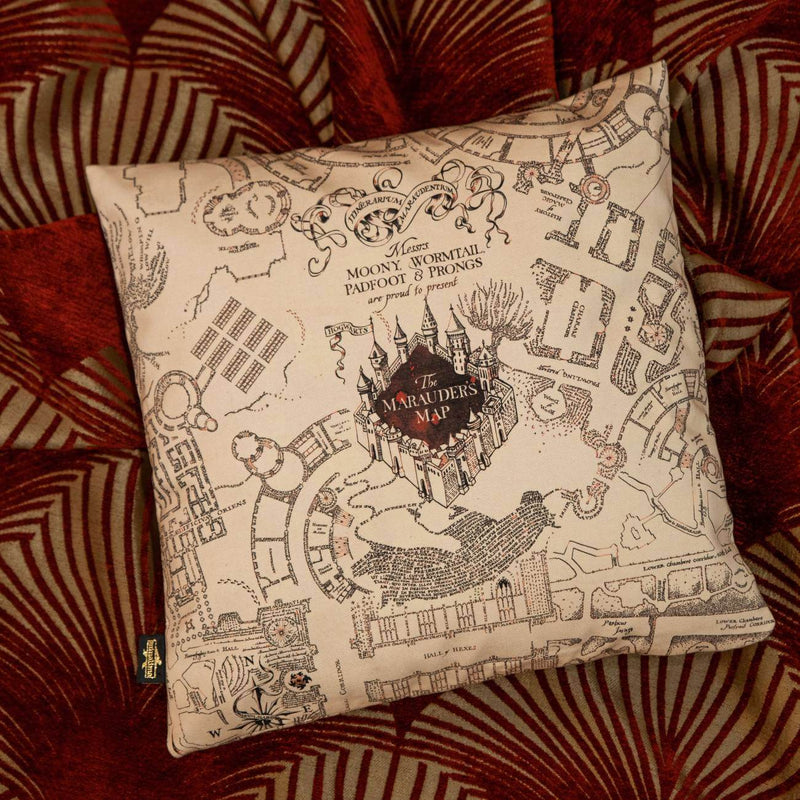 Marauder's Map Cushion Cover - Olleke Wizarding Shop Amsterdam Brugge London Maastricht