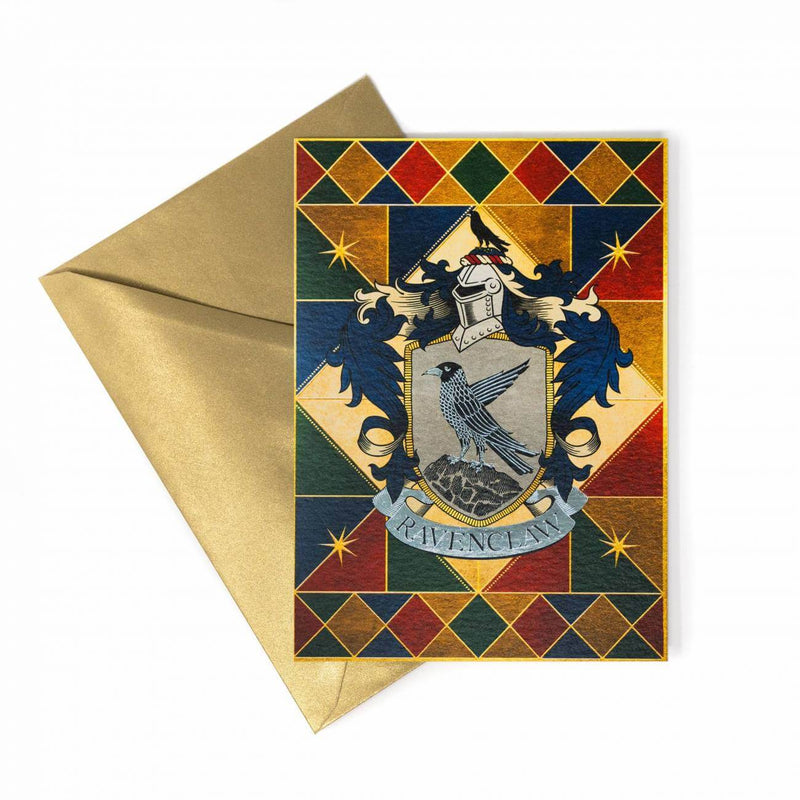 Ravenclaw Crest Foiled Notecard - Olleke Wizarding Shop Brugge London Maastricht