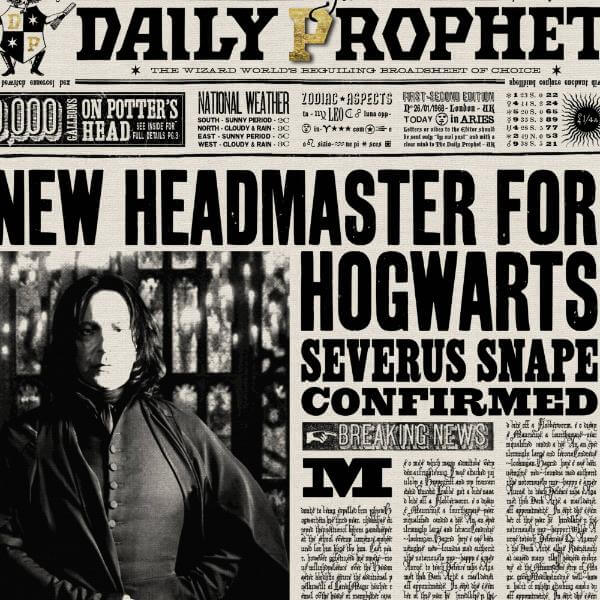 New Headmaster for Hogwarts Tea Towel - Olleke | Disney and Harry Potter Merchandise shop