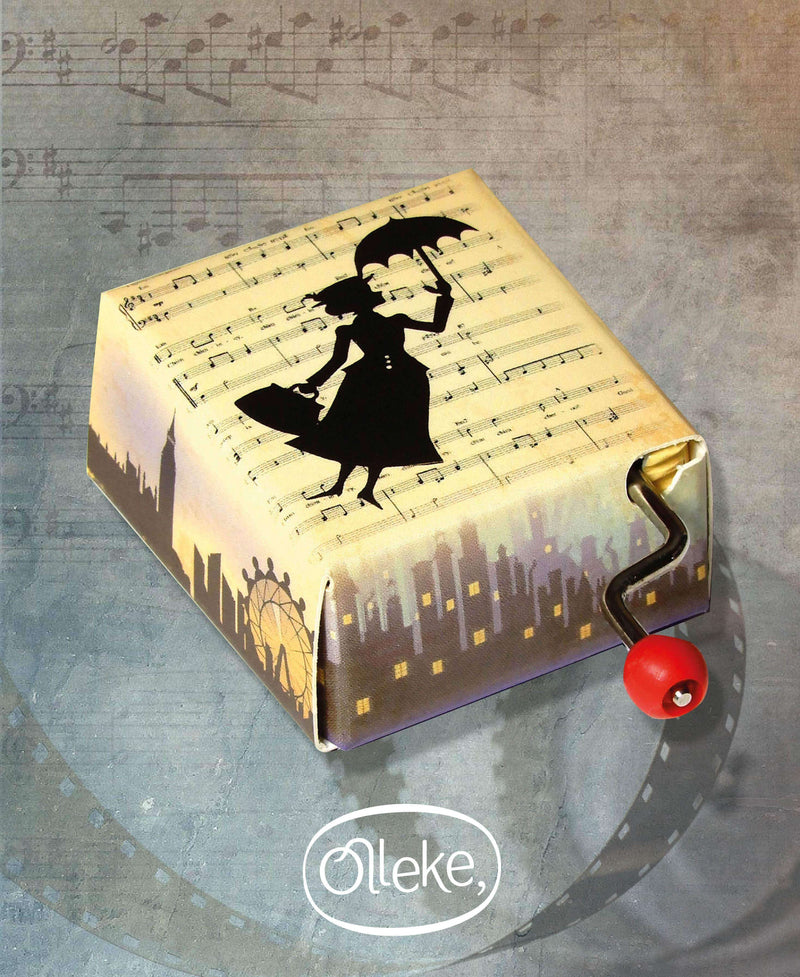 Mary Poppins Hand Crank Music Box - Olleke | Disney and Harry Potter Merchandise shop