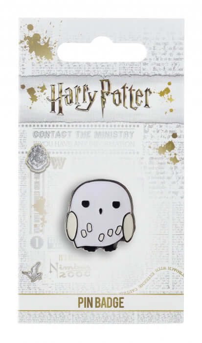 Harry Potter Badge Chibi Hedwig Owl - Olleke Wizarding Shop Brugge London Maastricht