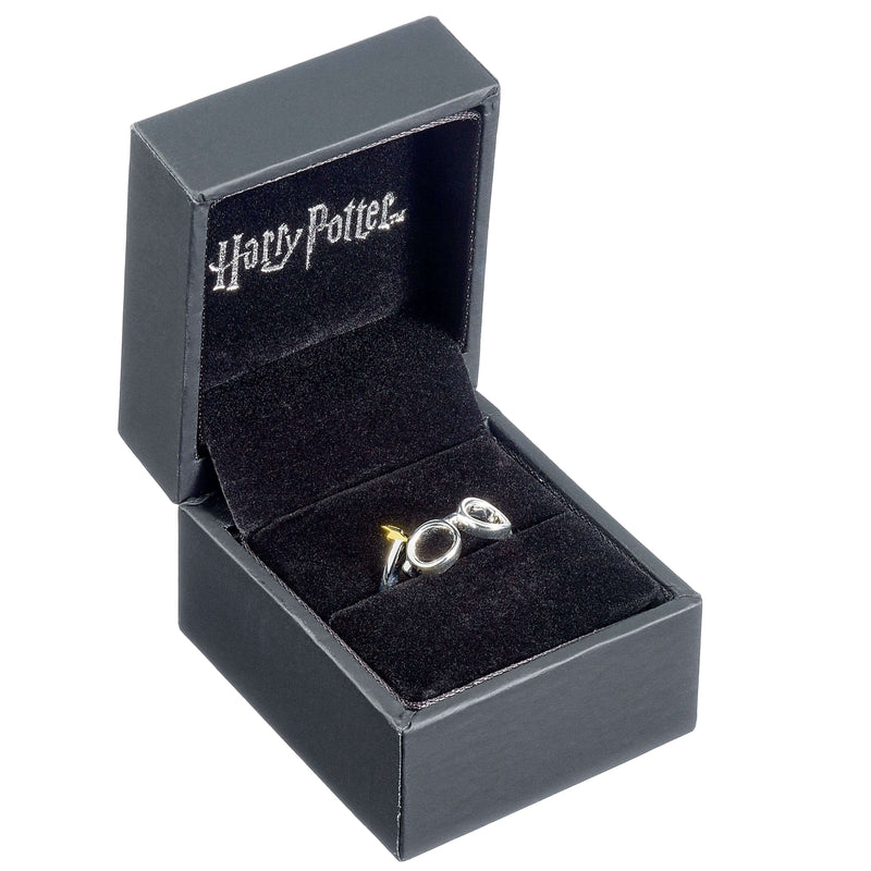 Harry Potter Sterling Silver Lightning Bolt & Glasses Ring - Olleke | Disney and Harry Potter Merchandise shop