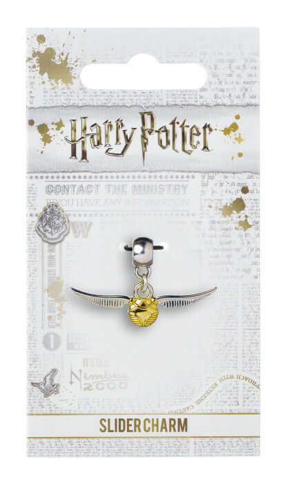 Harry Potter Golden Snitch Slider Charm - Olleke Wizarding Shop Brugge London Maastricht