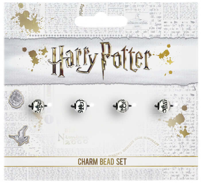 Harry Potter Silver Plated Bead Charm Set - Olleke Wizarding Shop Brugge London Maastricht