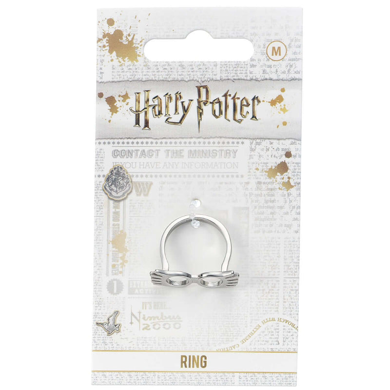 Harry Potter Luna Glasses Ring Stainless Steel Size - Olleke Wizarding Shop Amsterdam Brugge London Maastricht