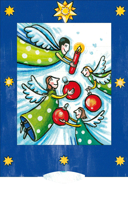 Christmas Angel slide card - Olleke | Disney and Harry Potter Merchandise shop