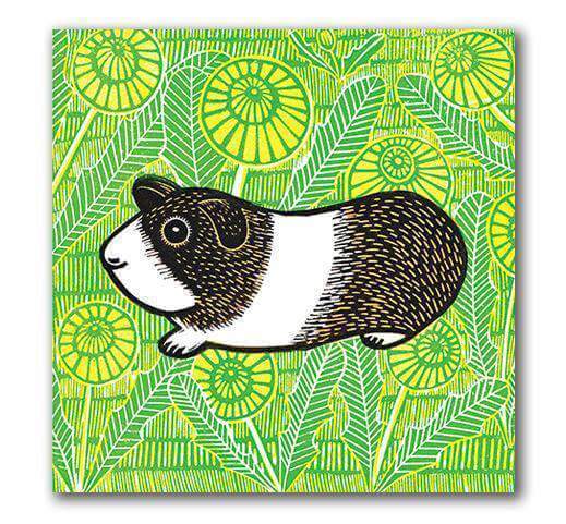 Guinea Pig Greeting Card by Kat Lendacka - Olleke | Disney and Harry Potter Merchandise shop