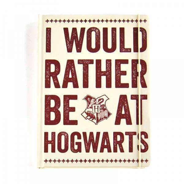 Harry Potter A5 Notebook - Hogwarts Slogan - Olleke | Disney and Harry Potter Merchandise shop
