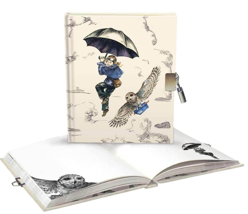 Mondoodle Lockable Notebook Girl and owl - Olleke | Disney and Harry Potter Merchandise shop