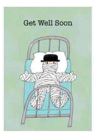 Get well soon Mr Benn Greeting Card - Olleke | Disney and Harry Potter Merchandise shop